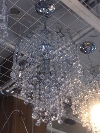 Lustre Reluz 29 Castanhas Chuva de Prata