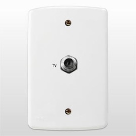 Tomada Duale Iriel 4x2 P/Cabo Coaxial Passante 1614