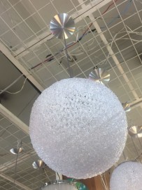 Lustre Reluz Pend Bola Med Ref 114