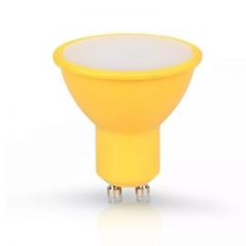 Lampada Superled 4W GU10  Biv. 33 Amarelo Ourolux