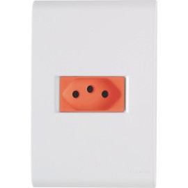 Tomada Brava Iriel 2P+T 20A Vermelha 551414