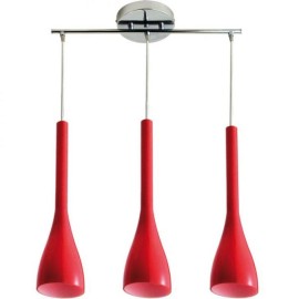 Lustre Pend Melody Colors Trio RED Ref21008665